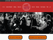Tablet Screenshot of funkcitypartyband.co.uk